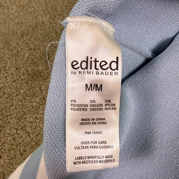 Edited By Remi Womens Bader Knit Skirt Size M Light Blue NWT E902 - Picture 5 of 10